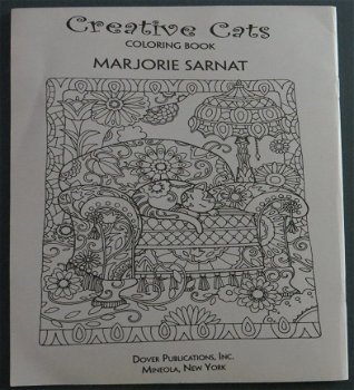 CREATIVE CATS --- Coloring book --- Marjorie Sarnat - 2