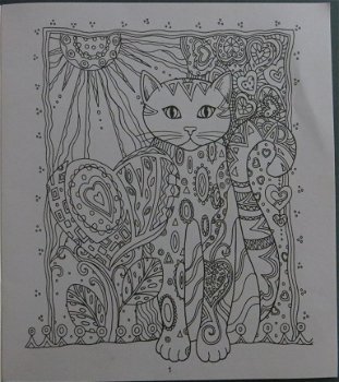 CREATIVE CATS --- Coloring book --- Marjorie Sarnat - 3