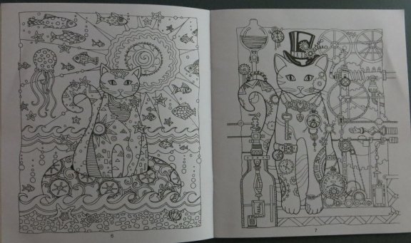 CREATIVE CATS --- Coloring book --- Marjorie Sarnat - 4