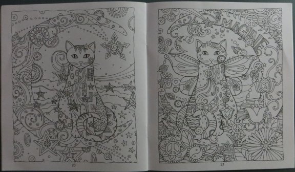 CREATIVE CATS --- Coloring book --- Marjorie Sarnat - 5