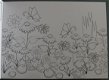 ANSICHTKAARTEN 16,5cm x 12cm --- Kleur een kaartje --- BLOEIENDE BLOEMEN - 5 - Thumbnail