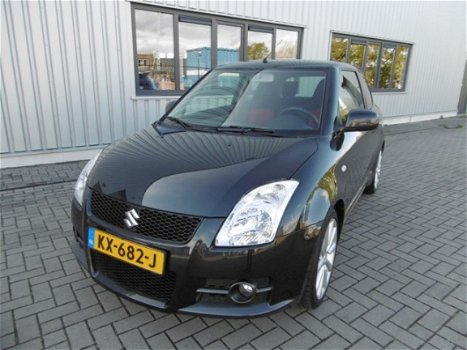 Suzuki Swift - 1.6 Sport 125PK Zwart Airco Navigatie - 1