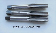 Set van 3 stuks handtappen BSW 5/8"