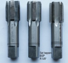 BSP - R 1. 1/4" tappen set.