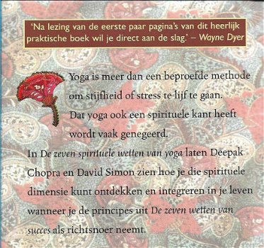 De 7 spirituele wetten van Yoga - 1