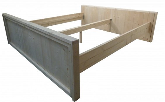 Bed steigerhout bouwpakket geschaafd compleet pakket - 1
