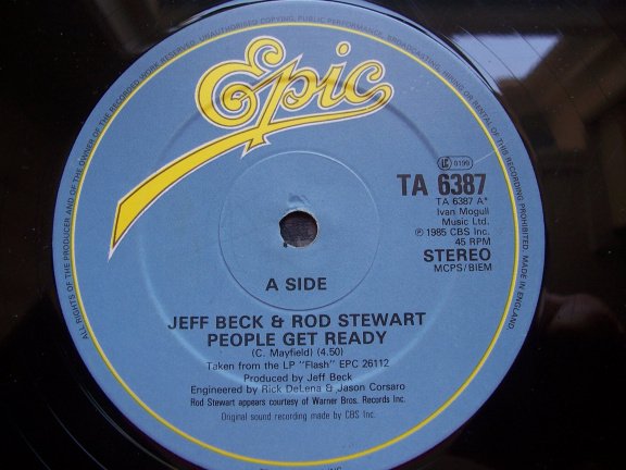 JEFF BECK AND ROD STEWART PEOPLE GET READY - Afbeelding 2