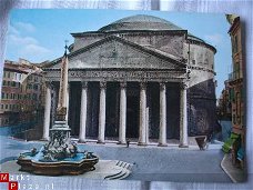 Nieuwe ansichtkaart uit  Rome.  Het Pantheon.