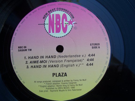 PLAZA HAND IN HAND LP - Afbeelding 2