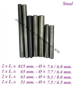 7 Konische voorsteek stiften = extra dik 37056 - 0