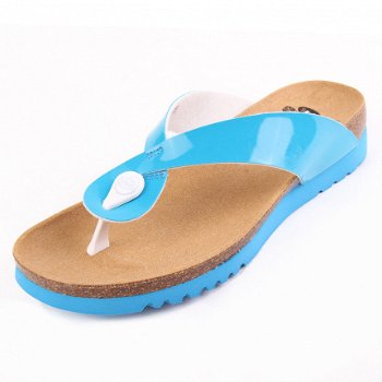 Scholl Kenna dames slippers wit of turquoise NIEUW - 2