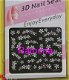 Gekleurd 3D Nagel stickers met Glitters NK012 BLOEM nail art - 1 - Thumbnail