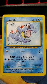 Totodile 80/111 common 1 ste editie Neo Genesis nearmint - 1