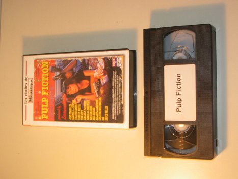 VHS Pulp Fiction - John Travolta & Uma Thurman & Bruce Willis - 1