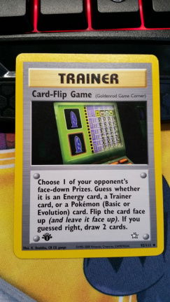 Card-Flip Game 92/111 rare 1 ste editie Neo Genesis nearmint - nr. 1