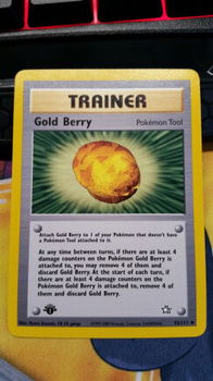 Gold Berry 93/111 Uncommon 1 ste editie Neo Genesis nearmint - 1