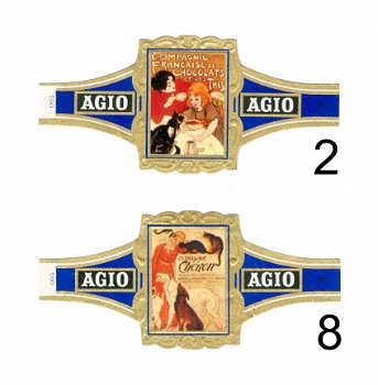 Agio - Serie Franse affiches (blauw 1-24) - 1