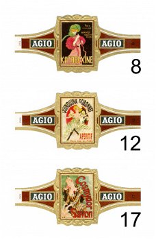 Agio - Serie Franse affiches (bruin 1-24) - 2
