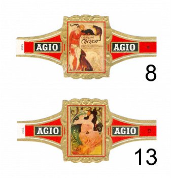 Agio - Serie Franse affiches (rood 1-24) - 1