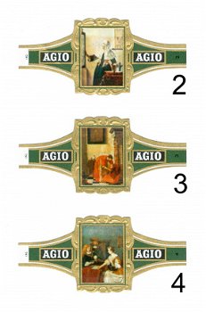 Agio - Serie Oudhollandse binnenhuisjes (groen 1-24) - 1