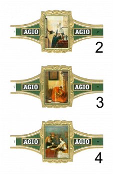 Agio - Serie Oudhollandse binnenhuisjes (groen 1-24)