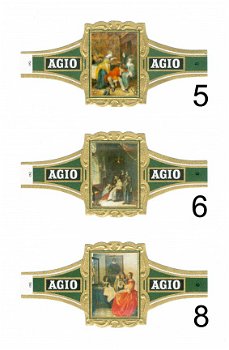 Agio - Serie Oudhollandse binnenhuisjes (groen 1-24) - 2