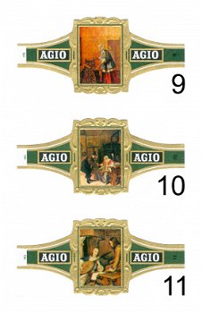 Agio - Serie Oudhollandse binnenhuisjes (groen 1-24) - 3