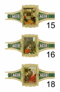 Agio - Serie Oudhollandse binnenhuisjes (groen 1-24) - 5