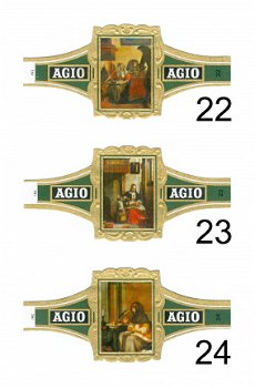 Agio - Serie Oudhollandse binnenhuisjes (groen 1-24) - 7