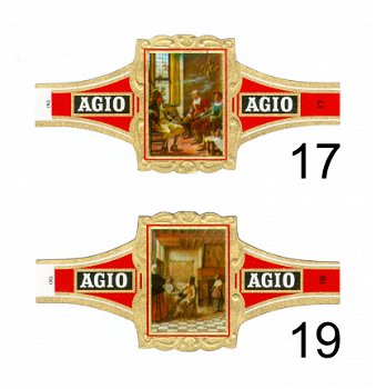 Agio - Serie Oudhollandse binnenhuisjes (rood 1-24) - 5