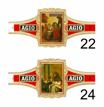 Agio - Serie Oudhollandse binnenhuisjes (rood 1-24) - 6