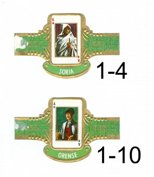 HSS - Serie Speelkaarten, zonder S (groen 1-24) - 1