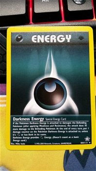 Darkness Energy 104/111 Rare 1 ste editie Neo Genesis nearmint - 1