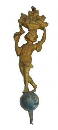 Antieke poppen = staart / stoelklok = 35425 - Afbeelding 2