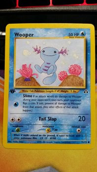 Wooper 71/75 Common 1st Edition Neo Discovery Nearmint - 1