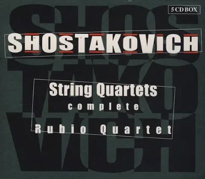 5CDset - Shostakovich - String Quartet - Rubio Quartet - 0