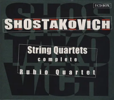 5CDset - Shostakovich - String Quartet - Rubio Quartet - 1