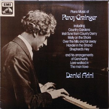 LP - Piano Music - Daniel Adni - Music of Percy Grainger - 0