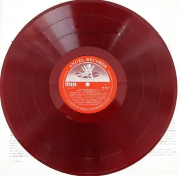 LP - Vivaldi - Japan - rood transparant vinyl - Michel Debost - 1