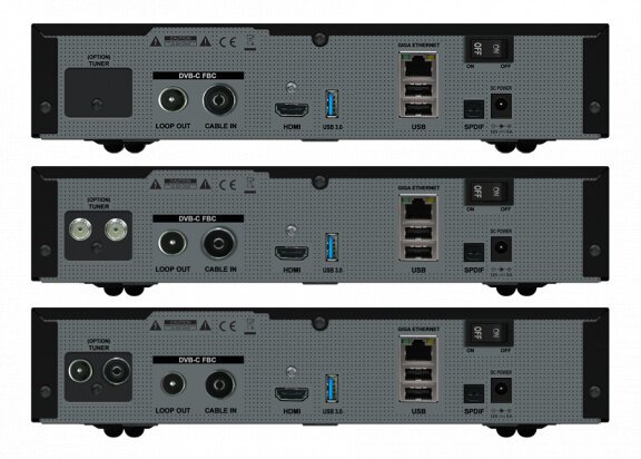 Gigablue UHD UE 4K Kabel ontvanger (FBC) (GRATIS VERZENDING) - Afbeelding 4