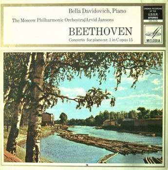 LP - Beethoven Concerto for piano nr.1 in C opus 15 - 1