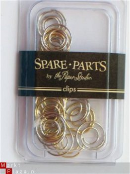 OPRUIMING: spare part clips mini round metal - 1