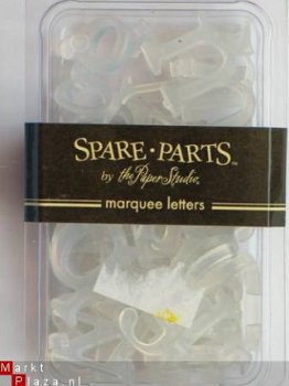 spare part marquee letters white - 1