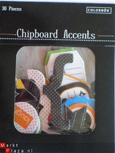 OPRUIMING: colorbok chipboard accents 2