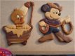 Walt Disney Mickey Mouse en Tweety wandhanger en blikken - 1 - Thumbnail
