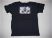 jongensshirt met print in donkerblauw in mt 146/152 - 2 - Thumbnail