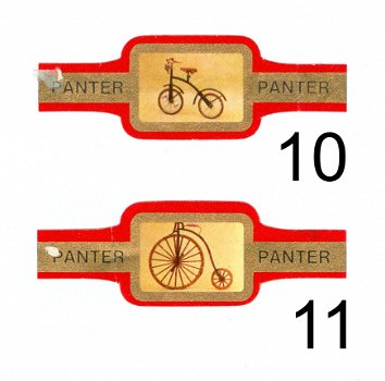 Panter - Serie Miniatuurfietsen (rood 1-22) - 1