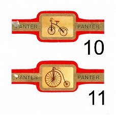 Panter - Serie Miniatuurfietsen (rood 1-22)