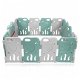 Grondbox kunststof - plastic happy frog groen grijs 14 panelen - 4 - Thumbnail