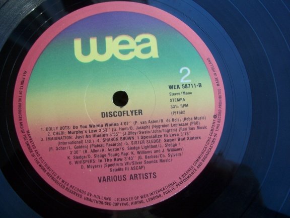 DISCO FLYER LP DOOS 4 - Afbeelding 3